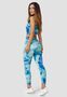 Damen Fitness Trainingsanzug Stretch Racerback Tank Top & Leggings Holi Set