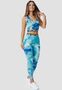 Damen Fitness Trainingsanzug Stretch Racerback Tank Top & Leggings Holi Set