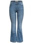 JDY Damen Flare Jeans Super Stretch Denim Schlaghose JDYFLORA