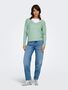 ONLY Damen Lockerer Strickpullover V-Ausschnitt Sweater ONLRICA LIFE