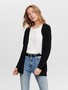 ONLY Damen Lange Strickjacke Stretch ONLLESLY Open Cardigan Gerippt