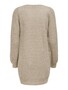 JDY Damen Strickkleid Longsleeve Knit Kleid JDYWHITNEY Dress Pullover