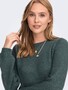 JDY Damen Strickkleid Longsleeve Knit Kleid JDYWHITNEY Dress Pullover