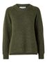 Damen SELECTED Feinstrick Wollpullover Rundhals Strickpullover SLFLULU