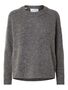 Damen SELECTED Feinstrick Wollpullover Rundhals Strickpullover SLFLULU