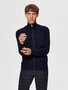 Selected Homme Herren SELECTED Strickjacke Einfarbiger Cardigan Basic Zip Sweatshirt