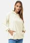 enflame Damen Oversized Hoodie Kleid Long Basic Kapuzen Pullover Nicki Velours
