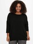 Damen 3/4 Arm Shirt Curvy Plus Size Longsleeve Gro�e Gr��en �bergr��e