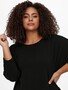Damen 3/4 Arm Shirt Curvy Plus Size Longsleeve Gro�e Gr��en �bergr��e