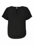 Kurzarm Damen Design Bluse Curvy Plus Size Shirt Gro�e Gr��en �bergr��e