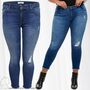 Damen Stretch Skinny Jeans Gro�e Gr��en Plus Size �bergr��e Denim Hose