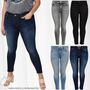Damen Skinny Jeans Curvy Ankle Denim Gro�e Gr��en Plus Size �bergr��e