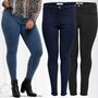 Damen Skinny Jeans High Stretch Denim Gro�e Gr��en Plus Size �bergr��e
