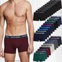 Jack & Jones 10er Pack Boxershorts Trunks Set Stretch Hose Basic Jersey Unterw�sche