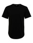 Langes Rundhals T-Shirt Kurzarm Shirt ONSMATT Einfarbig Basic Baumwolle