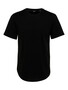 Langes Rundhals T-Shirt Kurzarm Shirt ONSMATT Einfarbig Basic Baumwolle
