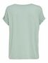 Basic T-Shirt Einfarbig Rundhals Ausschnitt Kurzarm Top Oberteil