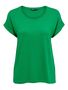 Basic T-Shirt Einfarbig Rundhals Ausschnitt Kurzarm Top Oberteil
