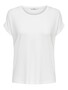 Basic T-Shirt Einfarbig Rundhals Ausschnitt Kurzarm Top Oberteil