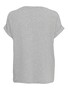 Basic T-Shirt Einfarbig Rundhals Ausschnitt Kurzarm Top Oberteil