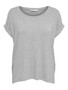 Basic T-Shirt Einfarbig Rundhals Ausschnitt Kurzarm Top Oberteil