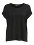 Basic T-Shirt Einfarbig Rundhals Ausschnitt Kurzarm Top Oberteil