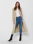 Langer Trench Coat Eleganter Basic �bergangs Mantel Einreihig ONLLINE