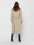 Langer Trench Coat Eleganter Basic �bergangs Mantel Einreihig ONLLINE