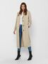 Langer Trench Coat Eleganter Basic �bergangs Mantel Einreihig ONLLINE