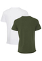 Rundhals T-Shirt 2-er St�ck Pack Kurzarm Shirt Basic Set BHNOEL
