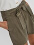 Kurze Stoff Hose Casual Sommer Chino Hot Pants Bindegrtel VMMIA