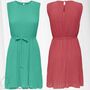 Plissee Falten Kleid mit Bindeg�rtel Locker Midi �rmellos ONLPETUNIA