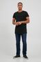 Slim Fit Jeans Basic Hose Denim Pants Tapered Trousers Black SDTot