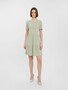 Kurzes Blusenkleid Lockeres Kurzarm Tunika Mini Dress VMFILLI