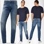 Skinny Fit Jeans JAMES Basic Stretch Tapered Denim Hose