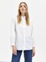 Basic Hemd Bluse Langarm Business Shirt aus Baumwolle SLFREKA