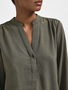 Langarm Bluse V-Neck Tunika Shirt Business Oberteil SLFMIVIA