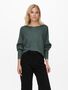 Kurzer Strickpullover Knitted Basic Stretch Sweater U-Boot ONLADALINE