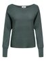 Kurzer Strickpullover Knitted Basic Stretch Sweater U-Boot ONLADALINE