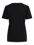 Einfarbiges T-Shirt mit Brand Herz Basic Kurzarm Rundhals Top ONLKITA