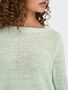 Basic Strickpullover Stretch Sweater Langarm Rundhals Shirt ONLGEENA