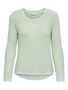 Basic Strickpullover Stretch Sweater Langarm Rundhals Shirt ONLGEENA