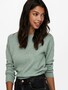 Basic Strickpullover Stretch Sweater Langarm Rundhals Shirt ONLRICA