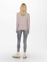 Basic Strickpullover Stretch Sweater Langarm Rundhals Shirt ONLRICA