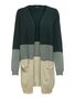Lange Strickjacke mit Taschen Knitted Cardigan Langarm Basic ONLQUEEN