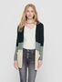 Lange Strickjacke mit Taschen Knitted Cardigan Langarm Basic ONLQUEEN