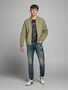 Jack & Jones Leichte Bomber Jacke Basic �bergangs Blouson Stretch ohne Kapuze JJERUSH