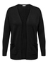 Langarm Strickjacke mit Taschen Plus Size �bergr��en Cardigan CARESLY