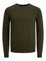 Jack & Jones D�nner Langarm Strickpullover Rundhals Basic Sweater Shirt Jumper JJEEMIL