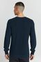 Strickpullover Rundhals Basic Sweater Knitted Langarm Shirt Jumper